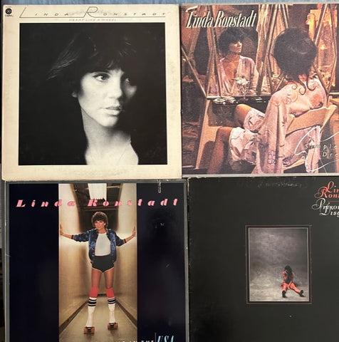 Linda Ronstadt  - 4 original album on LP Vinyl - Used