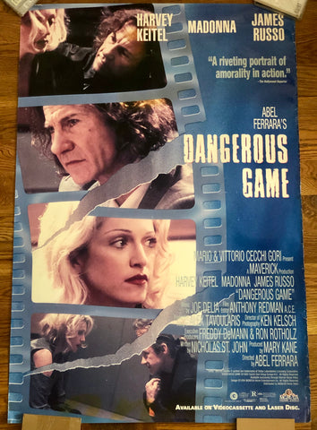 Madonna - 1993 Dangerous Games - Original Movie Poster - 27x40