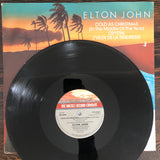 Elton John ‎– Cold As Christmas (In The Middle Of The Year) / Crystal- 1983 - 12" USED Lp Vinyl