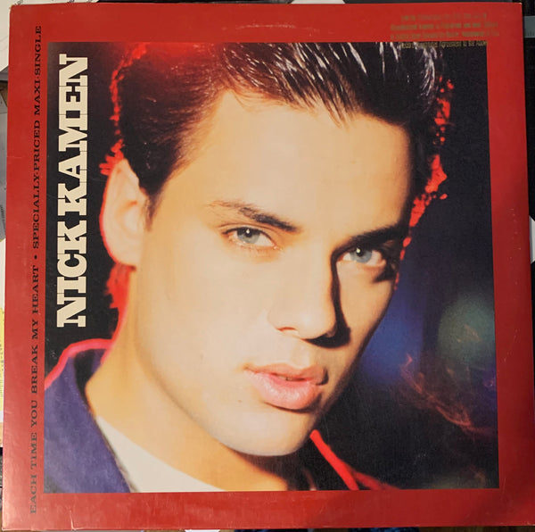 Nick Kamen ft: Madonna - Each Time You Break My Heart - 12" LP Promo Vinyl - Used