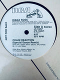 Diana Ross -- CHAIN REACTION  (PROMO) 12" Single LP Vinyl - Used