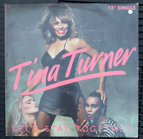 Tina Turner - LET'S STAY TOGETHER  12" Single - LP Vinyl (PROMO) Used