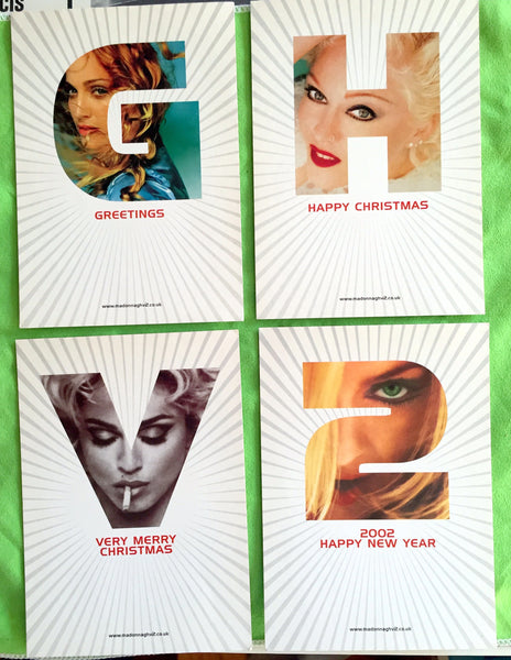 MADONNA - GHV2 set of PROMO postcards - official