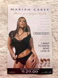 Mariah Carey - Memoirs of an Imperfect Angel - Double Sided Promo Poster