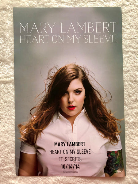 Mary Lambert - Heart on My Sleeve - Promo Poster