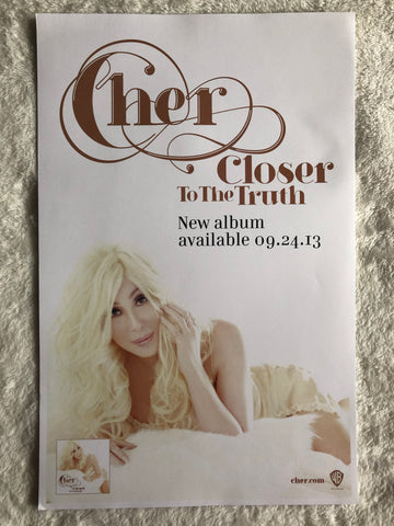 Cher - Closer to the Truth - Promo Poster 11x17 + 8x10