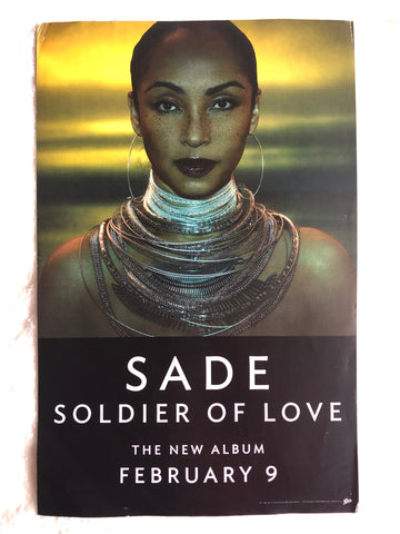 SADE - Soldier of Love - Double Sided Promo Poster