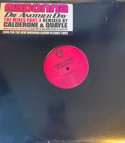 Madonna - DIE ANOTHER DAY : The Remixes Part 3 (12" PROMO Vinyl) Used LP