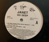 Janet Jackson - Go Deep Promotional 12" LP Vinyl - Used