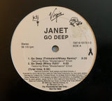 Janet Jackson - Go Deep Promotional 12" LP Vinyl - Used