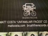 Matt Costa - Promo Banner Large "Unfamiliar Faces"