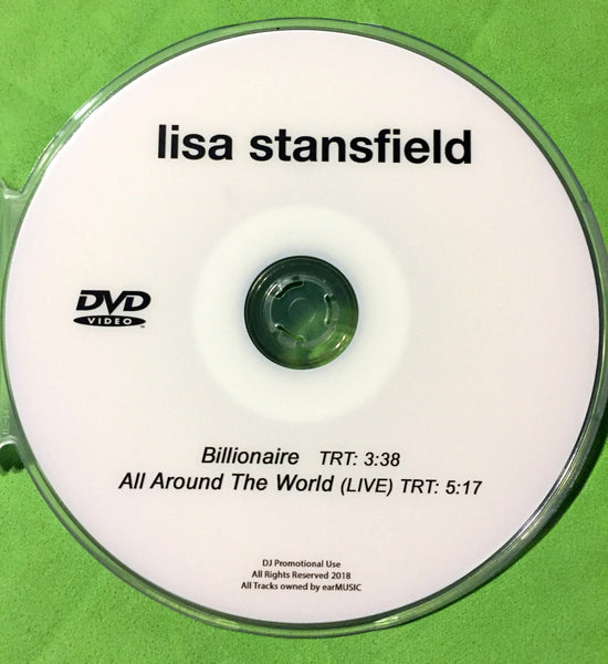 Lisa Stansfield DVD - Billionaire + LIVE