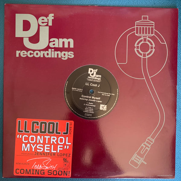 LL Cool J ft: Jennifer Lopez - Control Myself (PROMO) 12" LP Vinyl