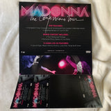 Madonna Confessions Tour PROMOTIONAL Poster Flat (perforated in 3 sections)