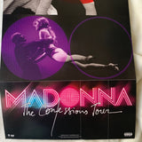 Madonna Confessions Tour PROMOTIONAL Poster Flat (perforated in 3 sections)