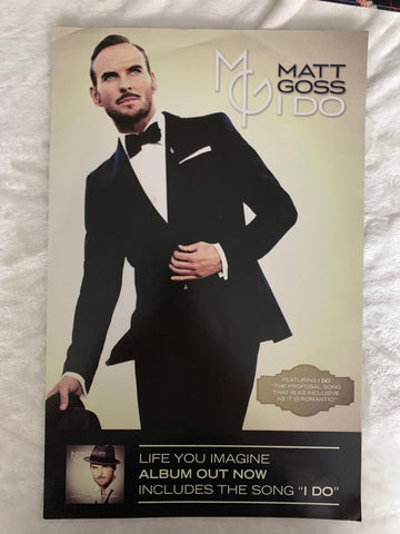 Matt Goss - Promo 11x17 poster "I DO"