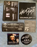 Lady GaGa - 6 official promotional 3 stickers / 3 promo cards