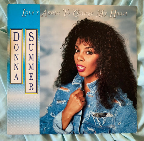 Donna Summer -  Love's About To Change My Heart 12" LP VINYL -used