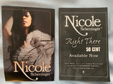 Nicole Scherzinger - 2  promo postcards 4x6