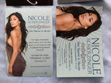 Nicole Scherzinger - 2  promo postcards 4x6