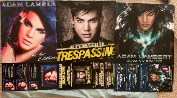 Adam Lambert - 3 promotional poster flats