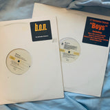 B.O.N. - BOYS  Two 12" singles  remixes (PROMO only) 12" single  LP Vinyl - Used