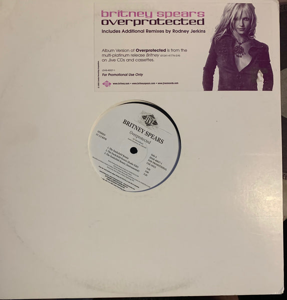 Britney Spears - Overprotected  12" Remix LP VINYL - Used