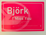 Bjork - I Miss You (12" remix LP VINYL) promo Used