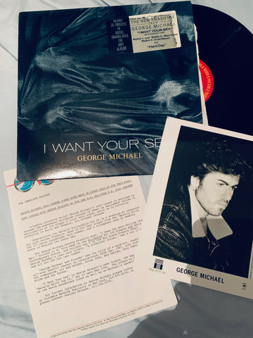 George Michael - I WANT YOUR SEX Promo pack 12" vinyl