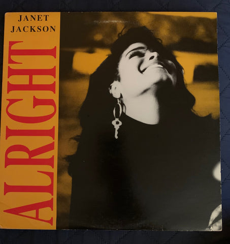 Janet Jackson - Alright  12" Vinyl - used light wear