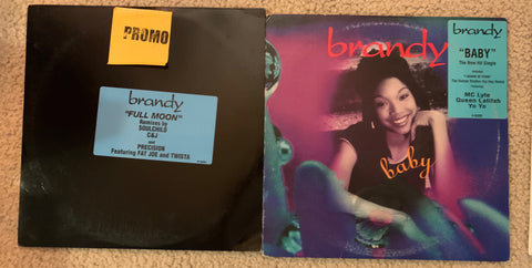 Brandy - 2 LP 12" remix vinyls : Full Moon (2xLP) and Baby