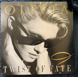 Olivia Newton-John - Livin' In Desperate Times / Twist Of Fate 12" Remix LP Vinyld