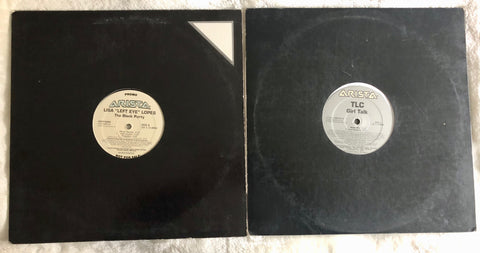 TLC+ Lisa "Left Eye" Lopes Arista Used 12" Vinyl  The Block Party Girl Talk