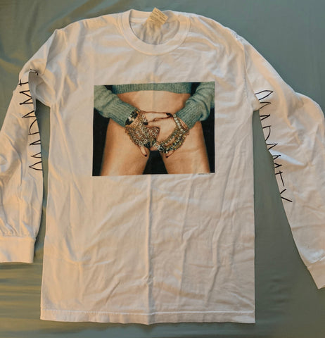 Madonna - Madame X Long sleeve White T-shirt  (Small)