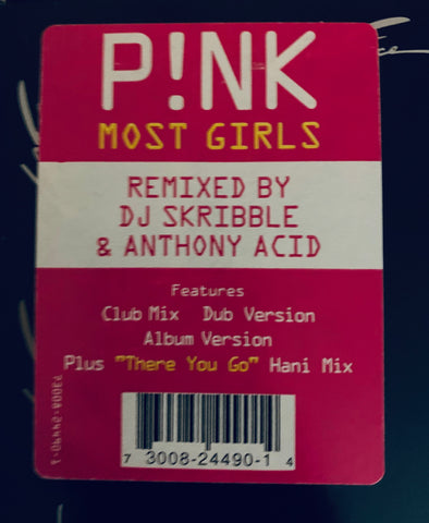 P!NK - Most Girls (12" remix LP Vinyl) - Used