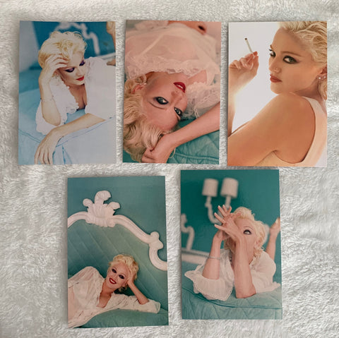 Madonna: set of 5 BEDTIME STORIES postcard set