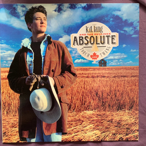 K.D. Lang - Absolute Torch and Twang LP vinyl - original 80s used