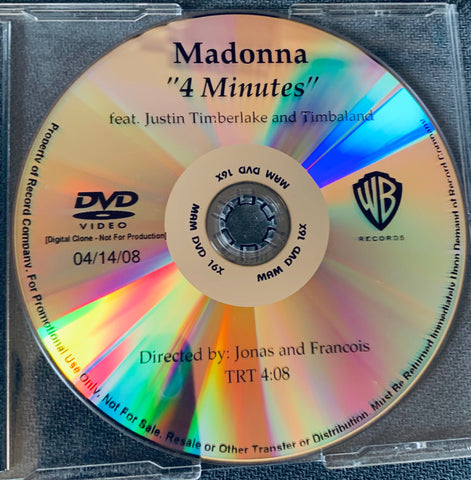 Madonna - official PROMO music video : 4 Minutes  (DVD Single)