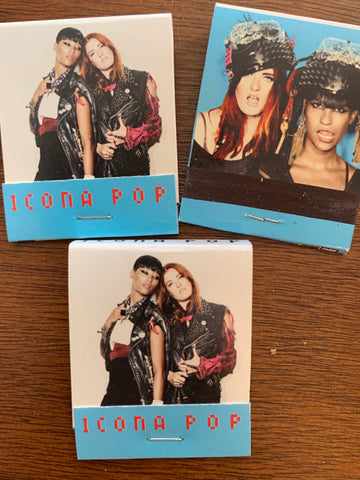 Icona Pop- Official Promo matches - set of 3