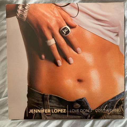 Jennifer Lopez - Love Don't Cost A Thing  12" remix LP Vinyl - Used