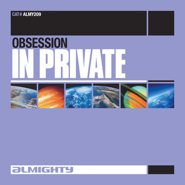 Almighty presents OBSESSION - In Private Promo CD single - Used