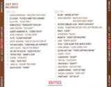 BMG Sampler July 2015 (Various: Foxes, Janet, Moroder, Beach House++) 2 CD set - Promo