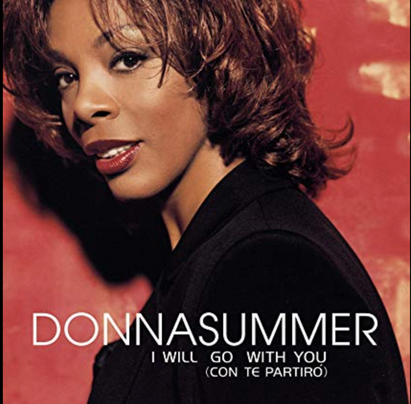 Donna Summer -  I WILL GO WITH YOU (Con Te Partiro) 2-track CD single  PROMO - Used