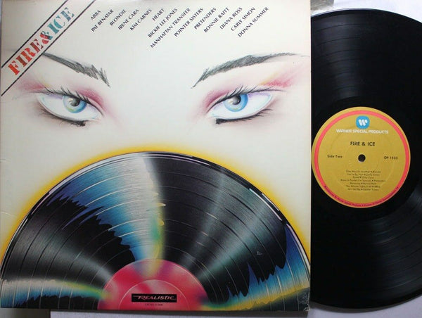 Fire & Ice - 80's Various Artist Hits (Diana, Donna, Benatar, Blondie, Abba ++) - Used LP Vinyl