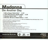 Madonna - DIE ANOTHER DAY (PROMO CD remix single)