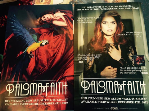 Paloma Faith - double sided Promo poster 11x17