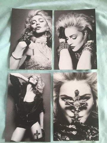 MADONNA postcards set of 4 (2012)  4x6