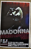 Madonna  -Sticky and Sweet Promotional Poster 11x17