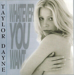 Taylor Dayne - Whatever You Want (USA REMIX Maxi CD single) - used